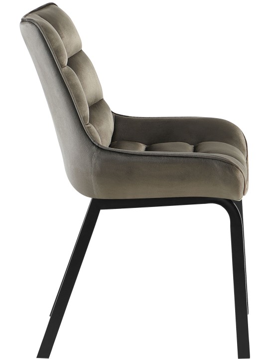 Silla Saranda terciopelo, antracita Silla Saranda terciopelo, antracita