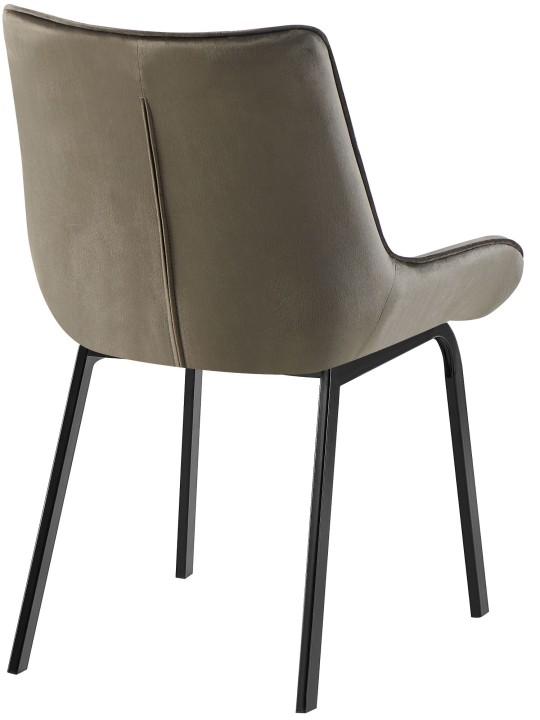 Silla Saranda terciopelo, antracita Silla Saranda terciopelo, antracita