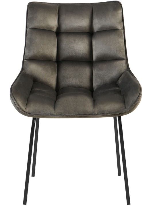 Silla Saranda terciopelo, antracita Silla Saranda terciopelo, antracita