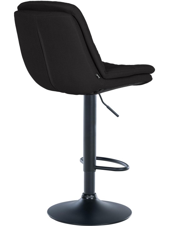 Taburete de bar Tela Laurel, negro Taburete de bar Tela Laurel, negro