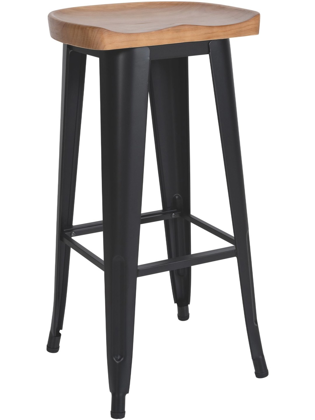 Taburete de bar Clara, negro