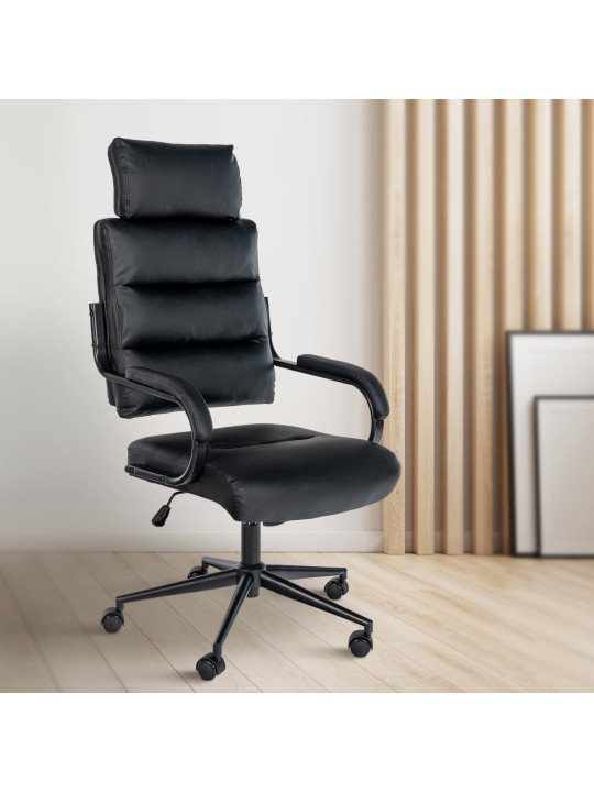 Silla de oficina Campo, negro/negro