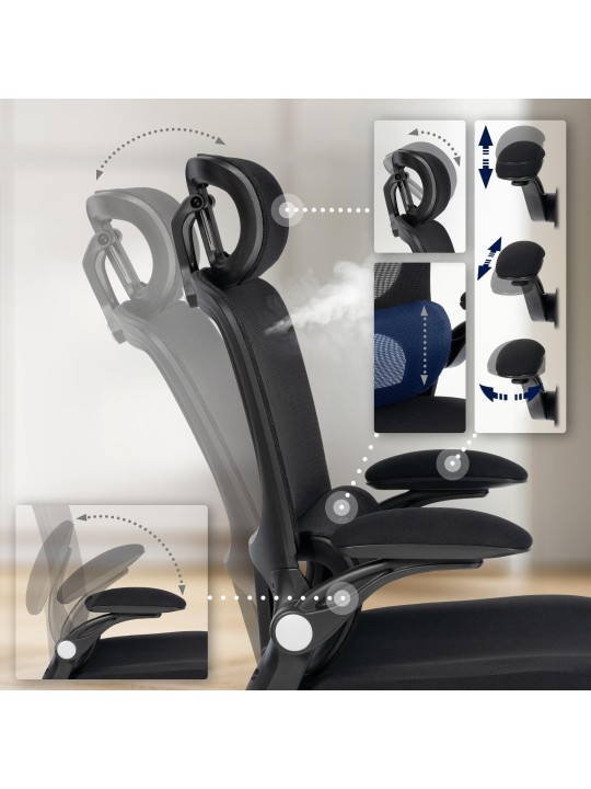 Silla de oficina Newberg, negro Silla de oficina Newberg, negro