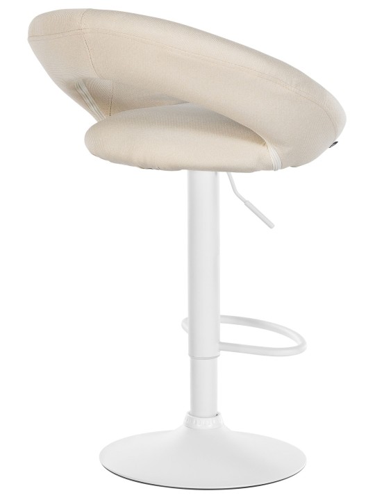 Taburete de bar Olinda tela, crema Taburete de bar Olinda tela, crema