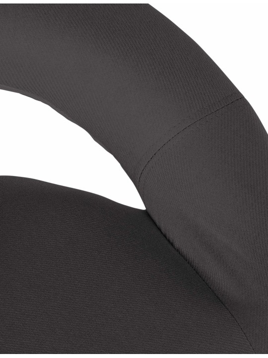 Taburete de bar Olinda tela, gris oscuro