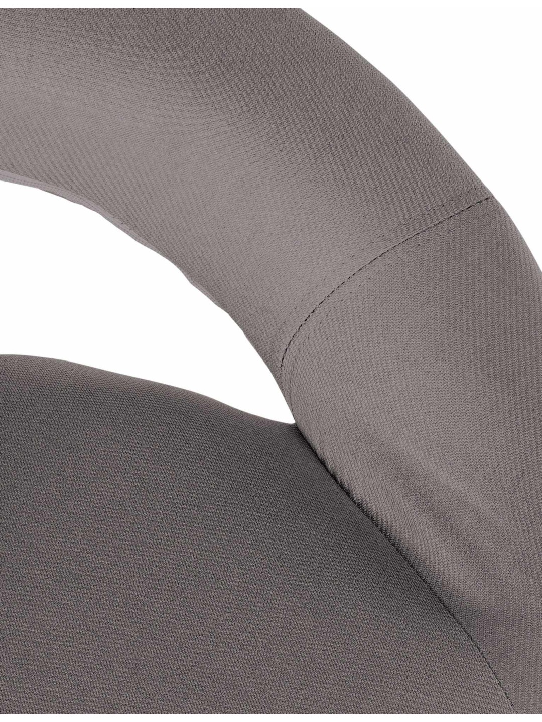 Taburete de bar Olinda tela, gris