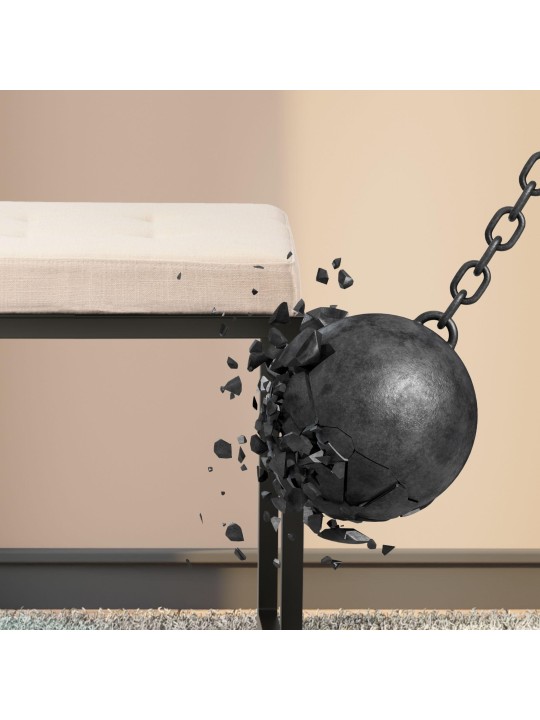 Taburete Barci B tela, crema Taburete Barci B tela, crema