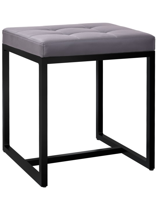 Taburete Barci B polipiel, gris Taburete Barci B polipiel, gris