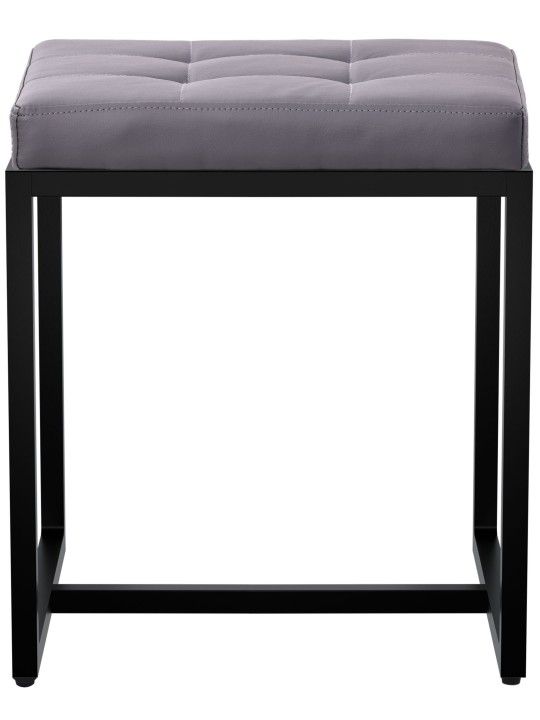 Taburete Barci B polipiel, gris Taburete Barci B polipiel, gris