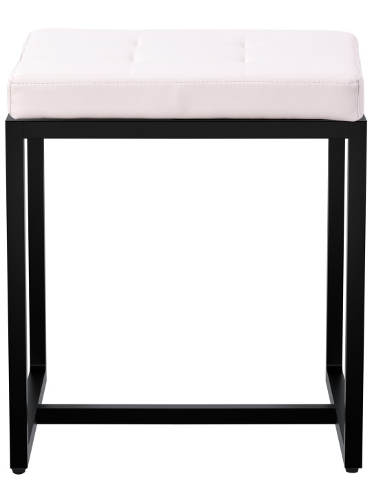 Taburete Barci B polipiel, crema Taburete Barci B polipiel, crema