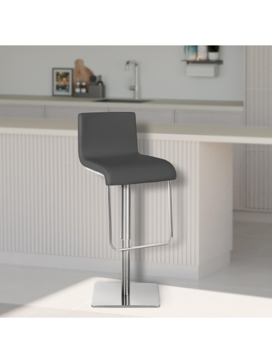 Taburete de bar Limon E, gris