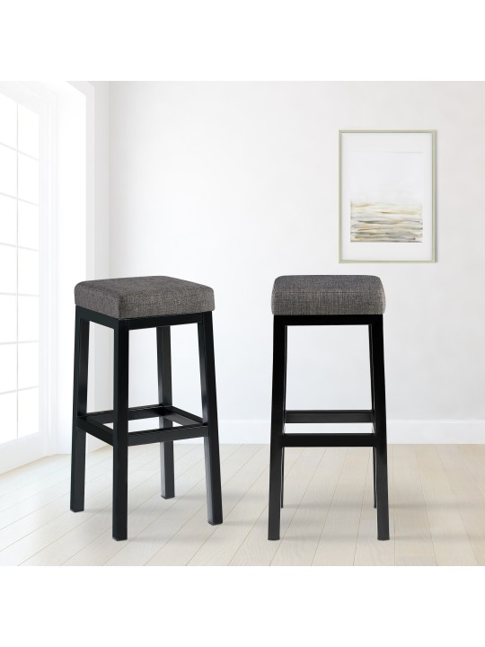 Taburete de bar Taylor B85 tela, gris