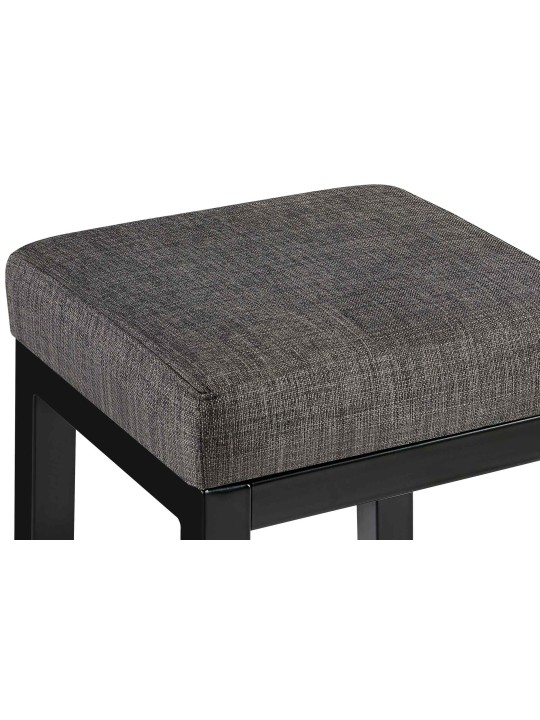 Taburete de bar Taylor B85 tela, gris