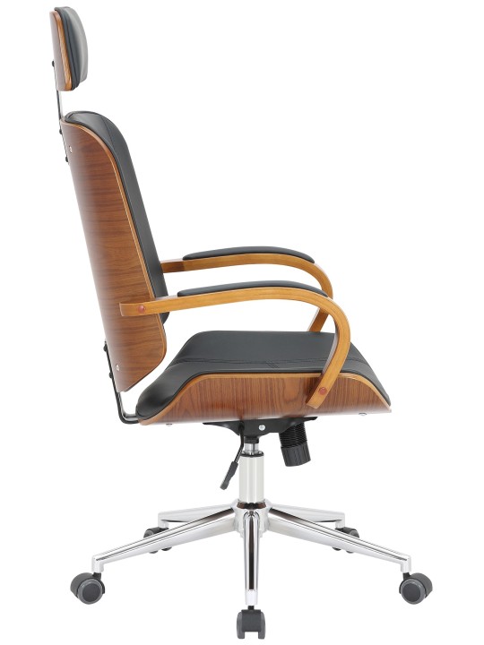 Silla de oficina Dayton, nogal/negro Silla de oficina Dayton, nogal/negro