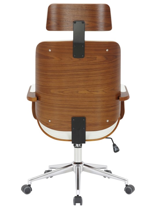 Silla de oficina Dayton, nogal/blanco Silla de oficina Dayton, nogal/blanco