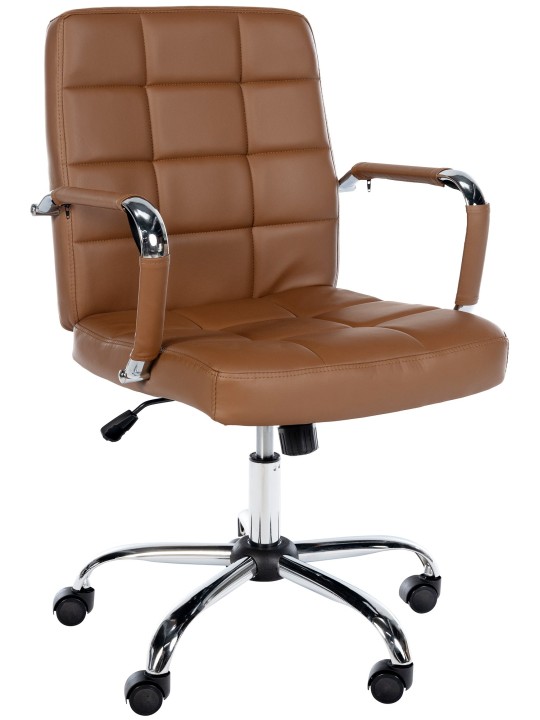 Taburete de trabajo Ashland piel sintética, marrón claro Taburete de trabajo Ashland piel sintética, marrón claro