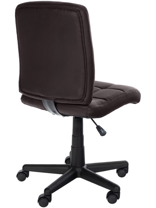 Taburete de trabajo Farson símil piel, marrón Taburete de trabajo Farson símil piel, marrón