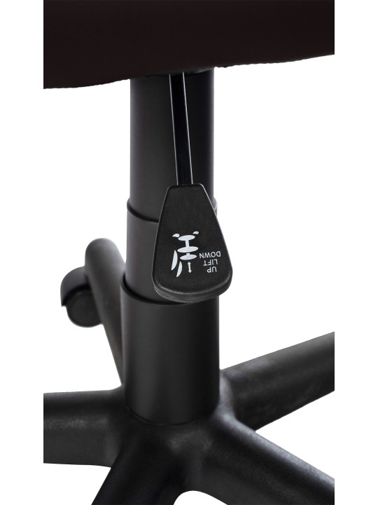 Taburete de trabajo Farson símil piel, marrón Taburete de trabajo Farson símil piel, marrón