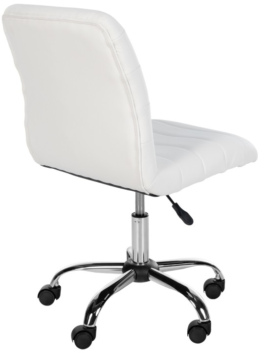 Taburete de trabajo Redding piel sintética, blanco Taburete de trabajo Redding piel sintética, blanco