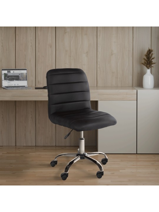 Taburete de trabajo Redding piel sintética, marrón Taburete de trabajo Redding piel sintética, marrón