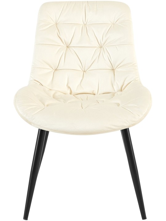 Juego de 2 sillas de comedor Rossford, crema