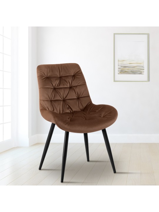 Juego de 2 sillas de comedor Rossford, marrón Juego de 2 sillas de comedor Rossford, marrón