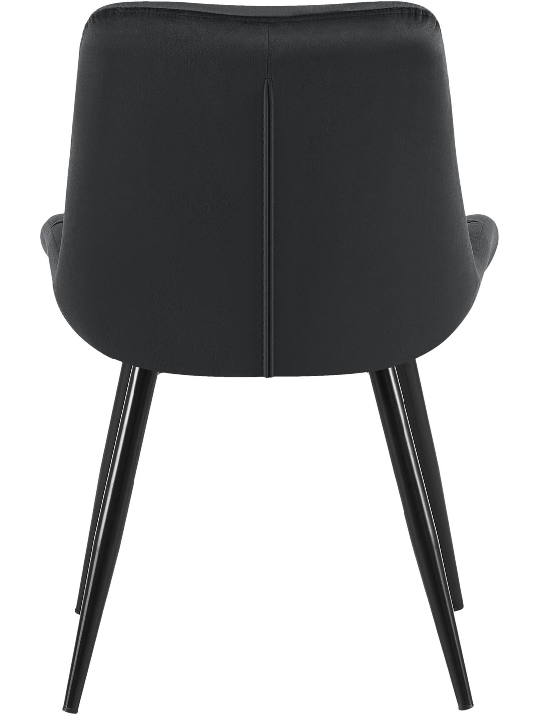 Juego de 2 sillas de comedor Rossford, negro