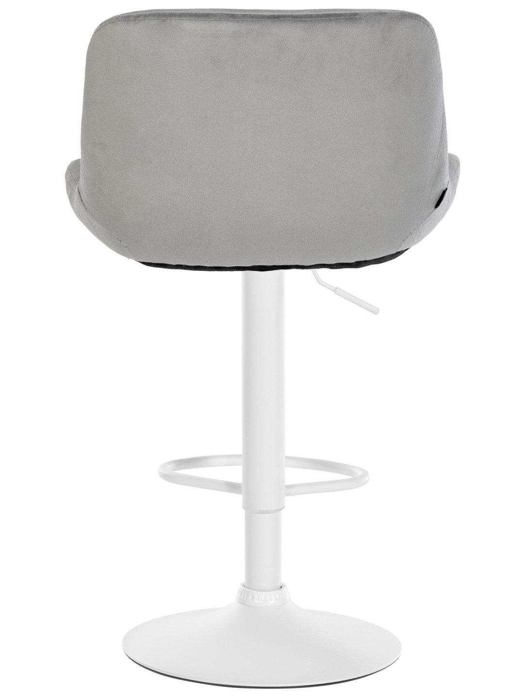 Juego de 2 taburetes de bar Solon terciopelo, gris