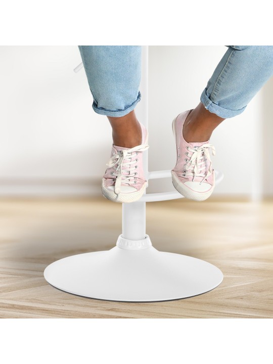 Juego de 2 taburetes de bar Solon terciopelo, gris