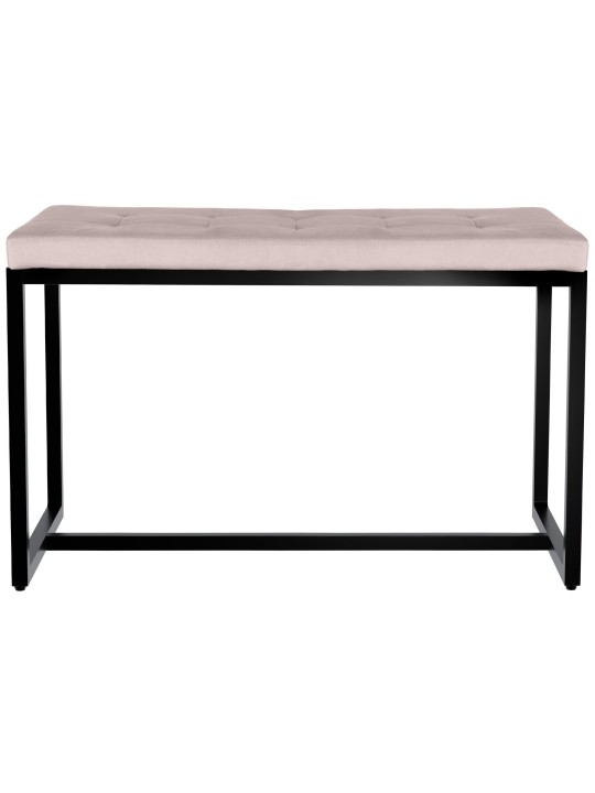 Banco Barci B Terciopelo, gris claro