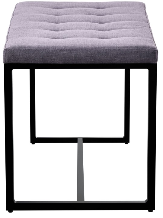 Banco Barci B tela, gris oscuro Banco Barci B tela, gris oscuro