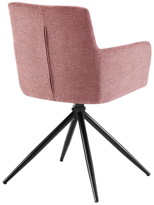 Silla de comedor Jonah tela, rojo rubí