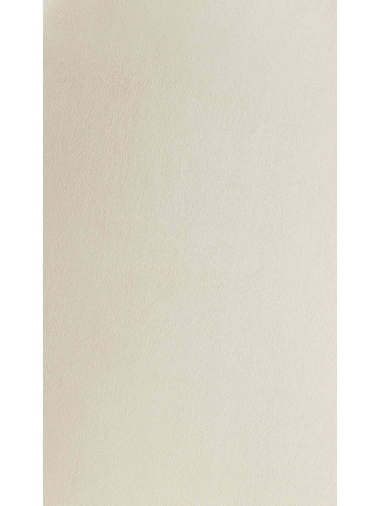 Juego de 2 sillas de comedor Lewes terciopelo, crema