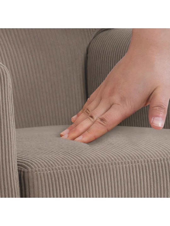 Sillón Kioni Cordón, marrón oscuro