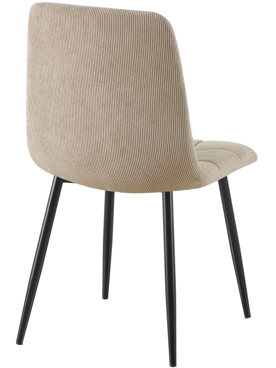 Silla de comedor Antibes Cordón, taupe