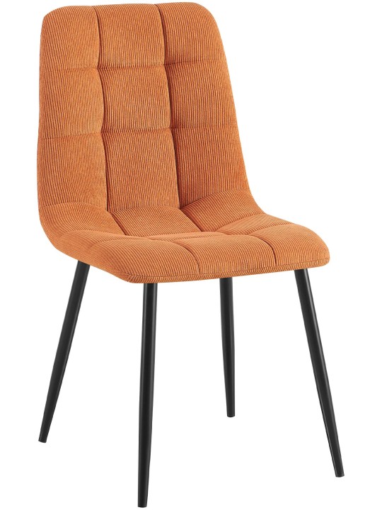 Silla de comedor Antibes Cordón, naranja