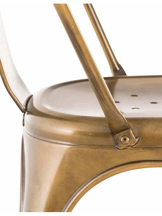 Juego de 4 sillas Benedikt, oro Juego de 4 sillas Benedikt, oro