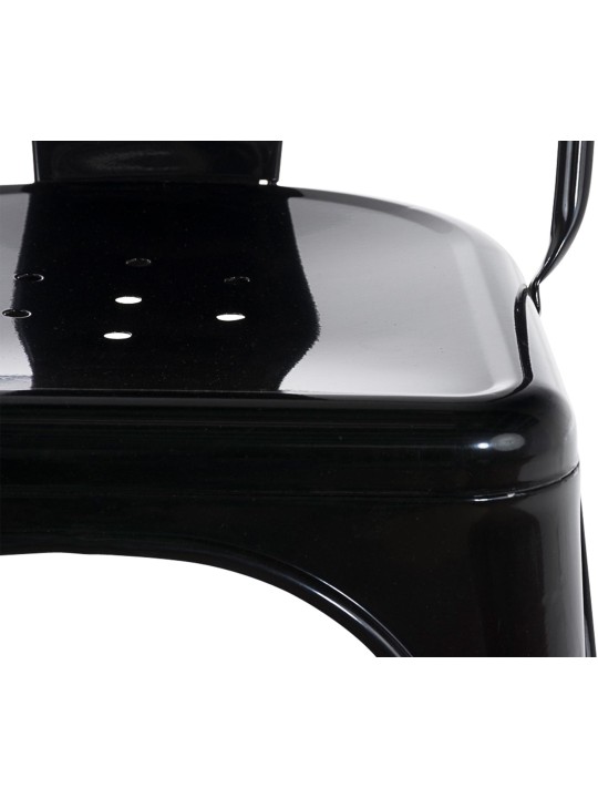 Juego de 4 sillas Benedikt, negro