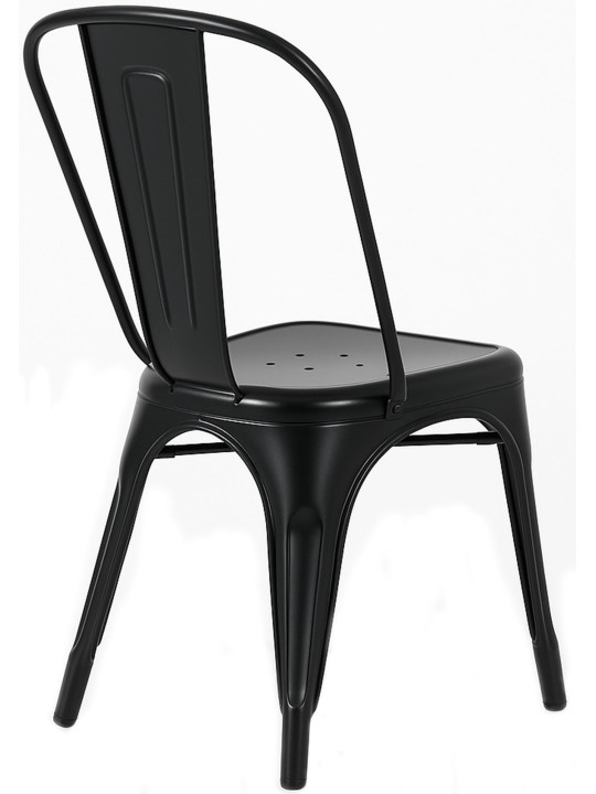 Juego de 4 sillas Benedikt, negro