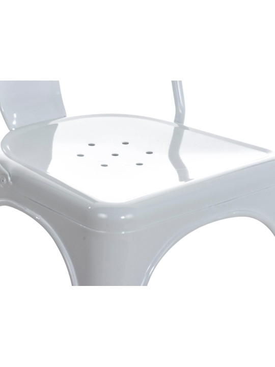 Juego de 4 sillas Benedikt, blanco