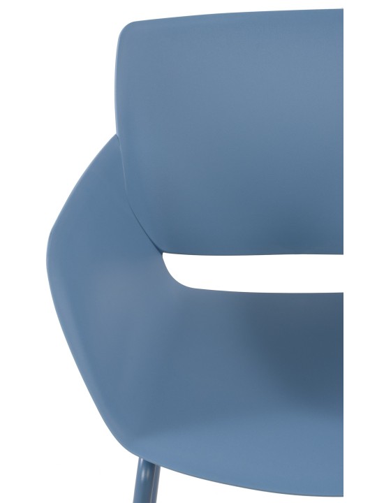 Conjunto de 2 sillas Alpena, azul Conjunto de 2 sillas Alpena, azul