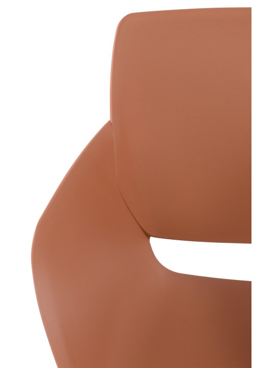 Conjunto de 2 sillas Alpena, terracota Conjunto de 2 sillas Alpena, terracota