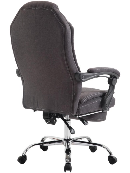 Silla de oficina Castle tela, gris oscuro