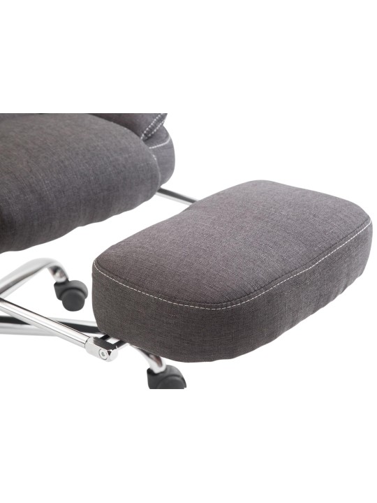 Silla de oficina Castle tela, gris oscuro