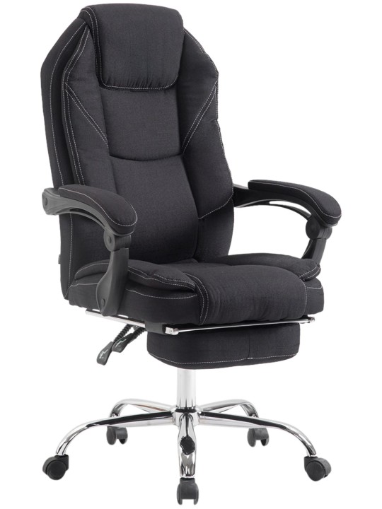 Silla de oficina Castle tela, negro