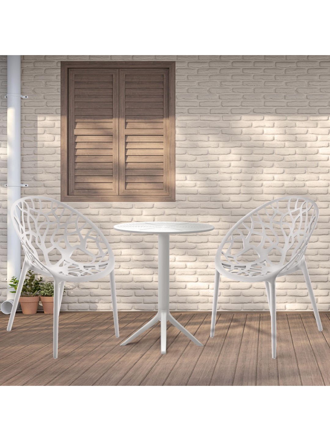 Grupo de asientos Hoscana, blanco