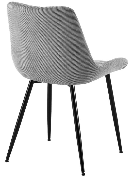 Silla de comedor Sardna Cord, gris