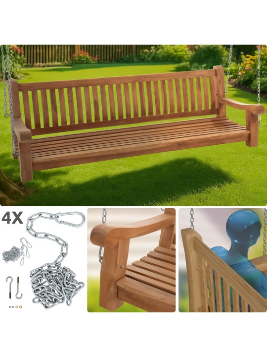 Banco mecedora Joyce 200 cm, teca Banco mecedora Joyce 200 cm, teca