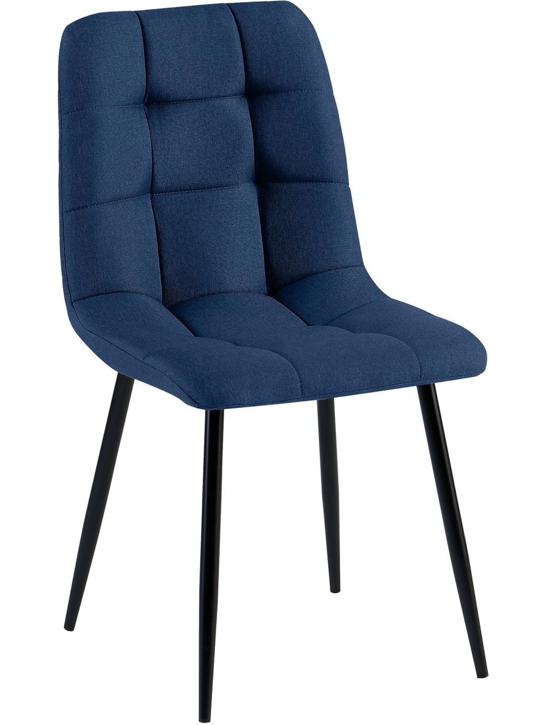 Silla de comedor tela Antibes, azul