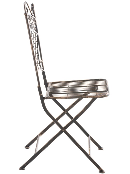 Silla de jardín Adelar, bronce Silla de jardín Adelar, bronce